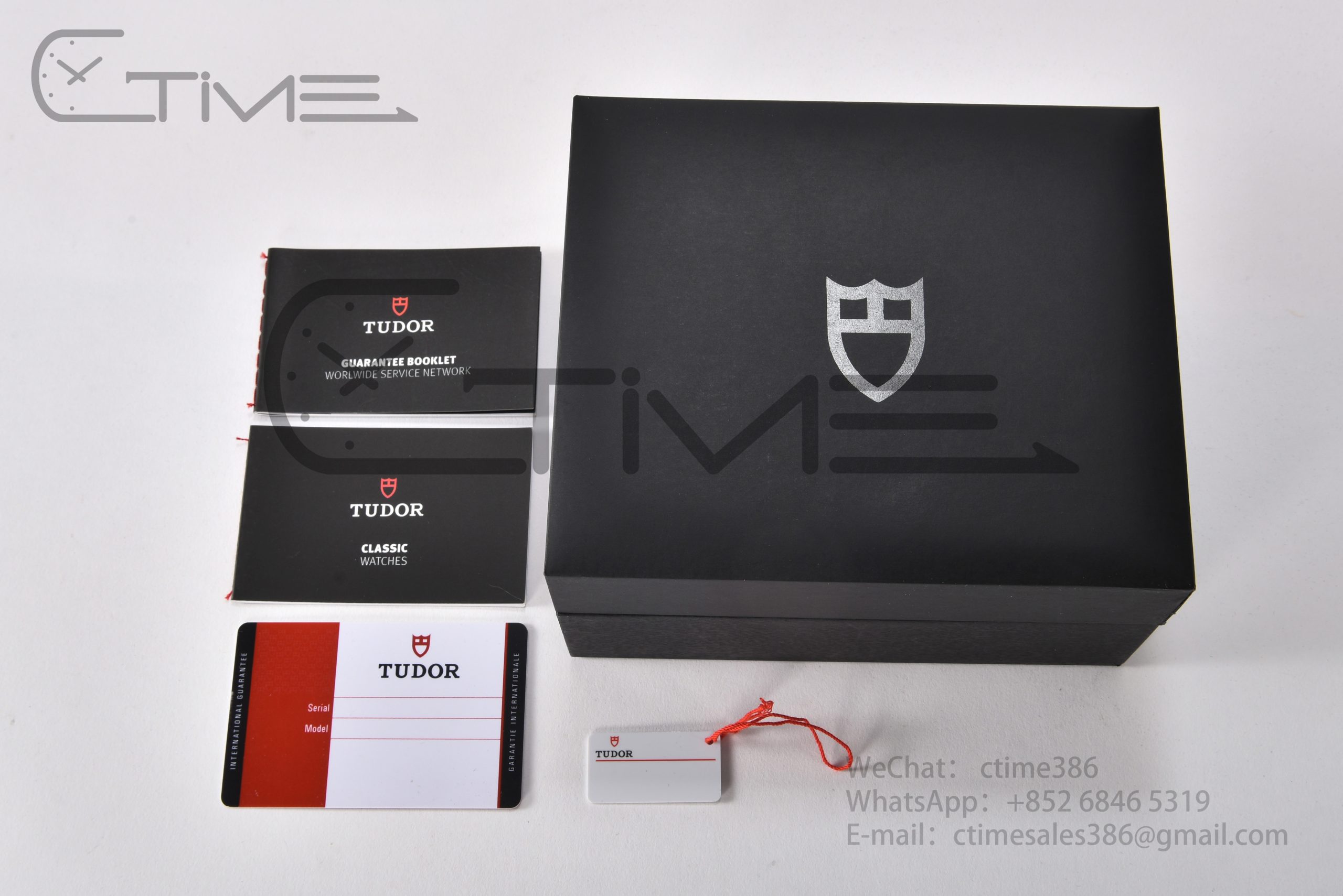 Tudor Box And Papers New Version Important Note: Because shipping box set together with the watch in same one package is not safe to pass the customs, so please order the box set in a separate order while you are checking out.