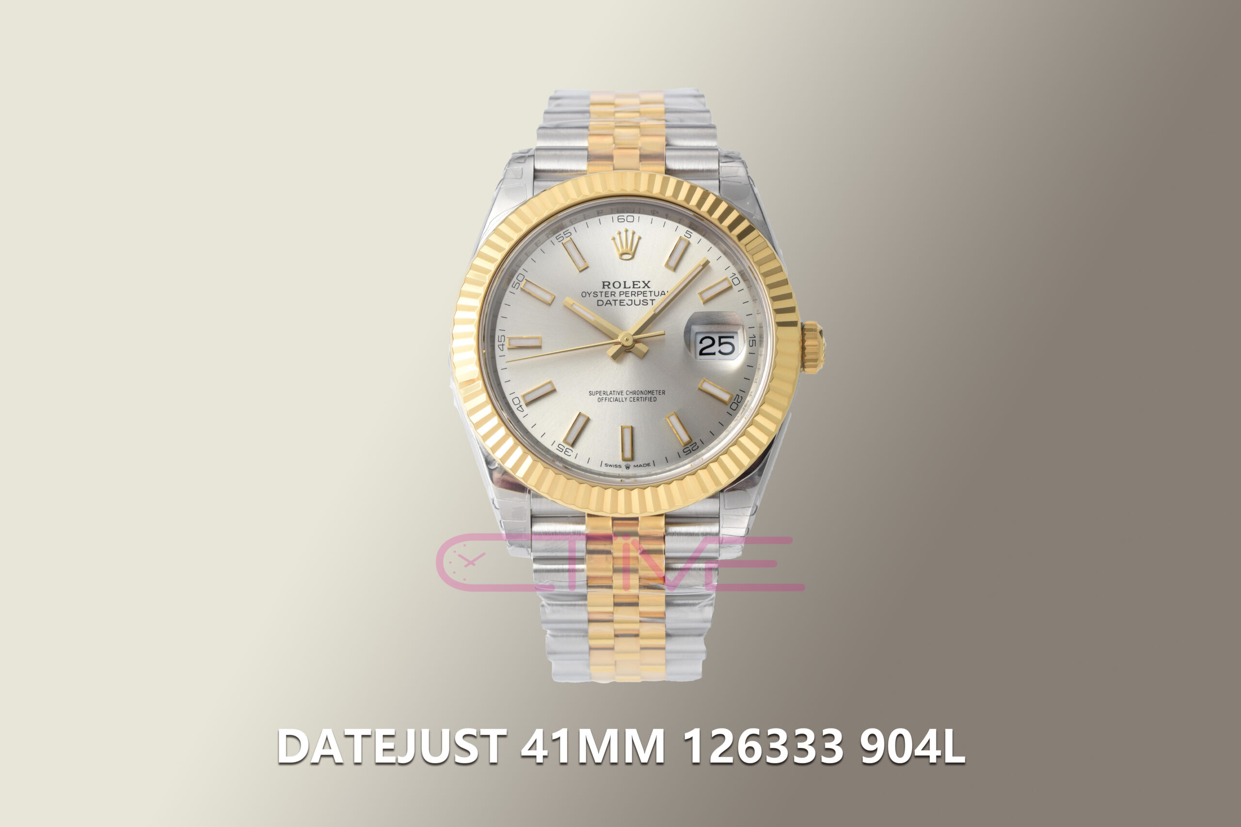 DateJust 41mm 126333 904L SS VSF 1:1 Best Edition Silver Dial on SS/YG Jubilee Bracelet VS3235