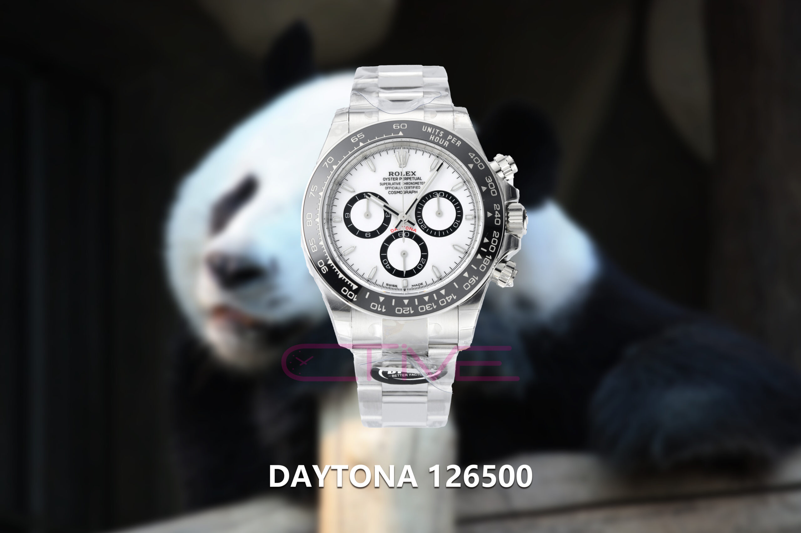 Daytona 126500 BTF 1:1 Best Edition 904L SS Case and Bracelet White Dial DD4131