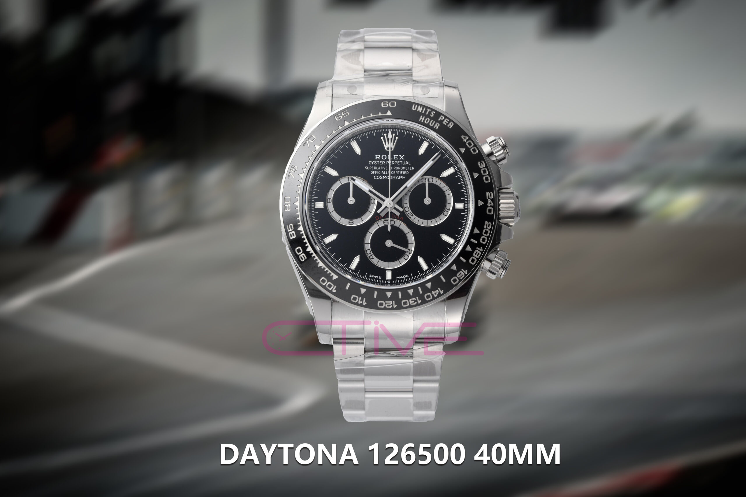 Daytona 126500 40mm SS/SS 1:1 Best Edition Black Dial VSF DD4131 Super Clone