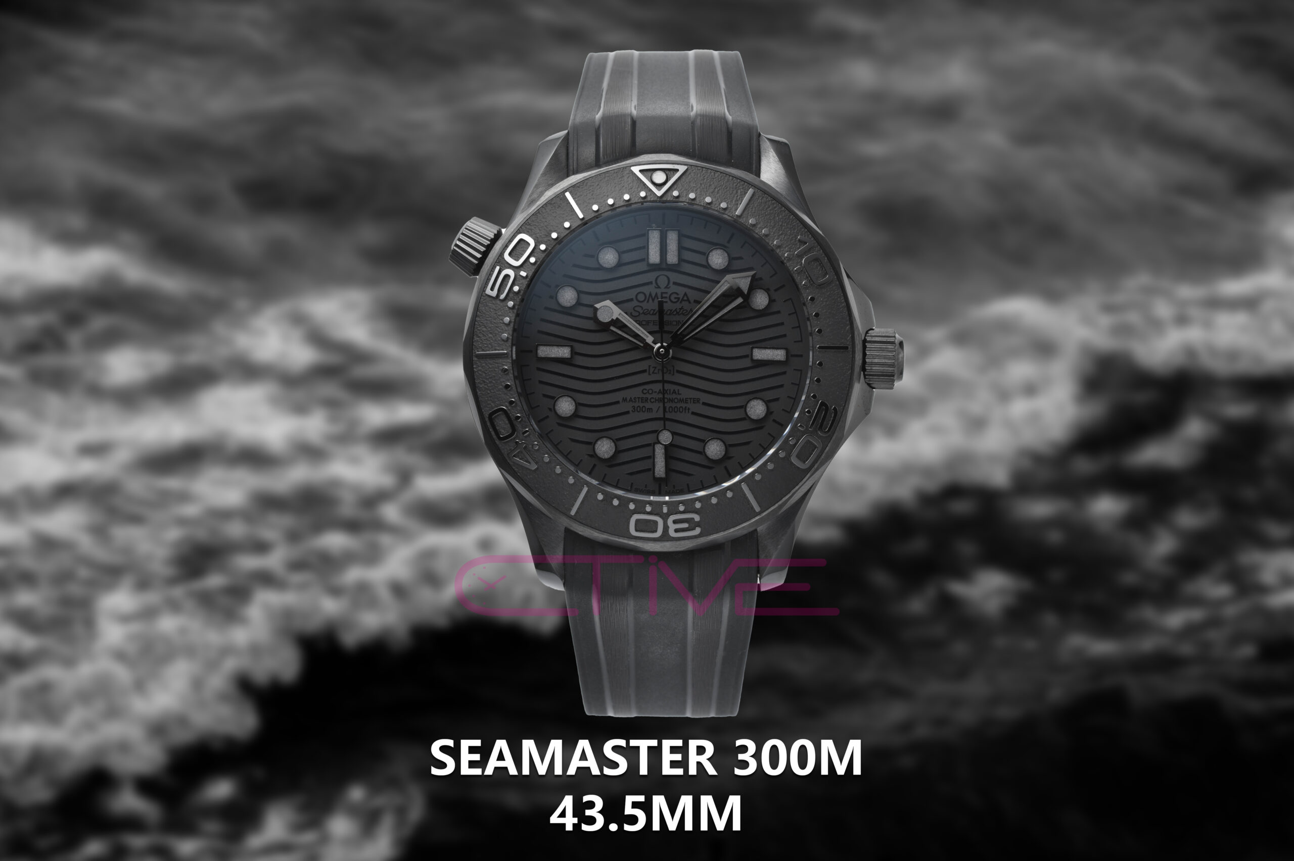 Seamaster 300m 43.5mm Ceramic/RU Black Dial VSF 1:1 Best Edition A8806