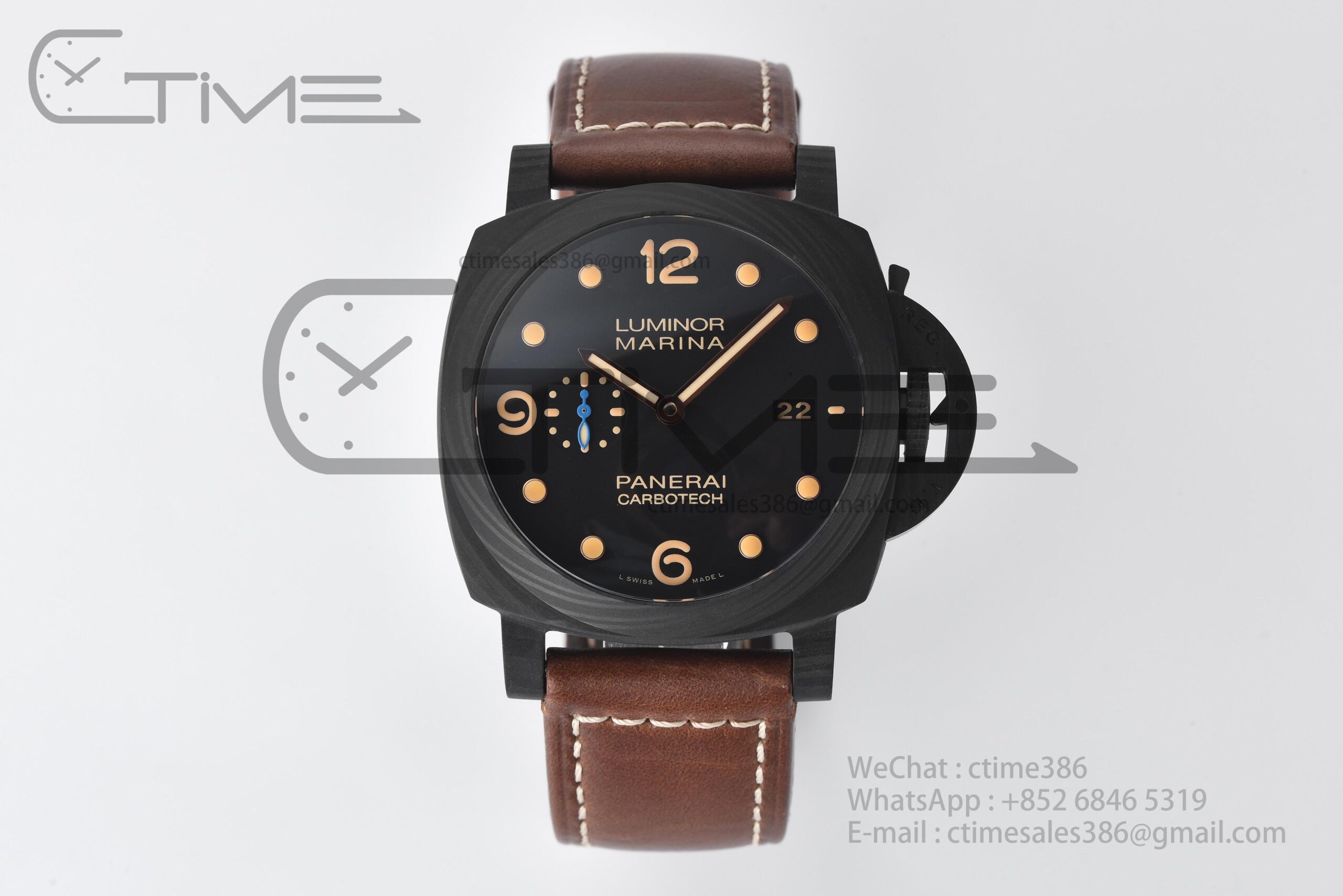 PAM661 Lum. Carbotech Auto 44mm FC/LE Black Dial VSF P9010 Mod